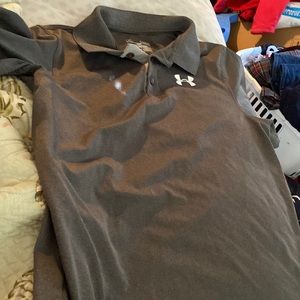 Under armor boys collared shirt